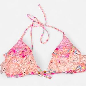 Victoria's Secret Pink and Multicolor Lace Bikini